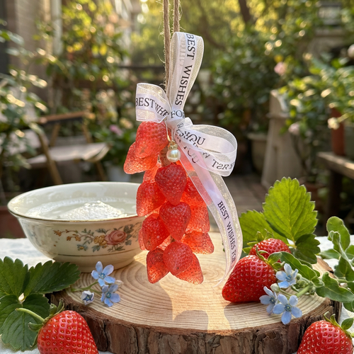 Crystal Strawberry Soap